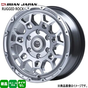 4�{�Z�b�g 16×6.5J+38 6/139.7 BUAN JAPAN RUGGED ROCK ���M�b�h���b�N �V�i 16�C���` �z�C�[���̂� 4�{�Z�b�g 200�n �n�C�G�[�X