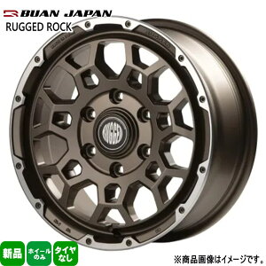 4�{�Z�b�g 16×6.5J+38 6/139.7 BUAN JAPAN RUGGED ROCK ���M�b�h���b�N �V�i 16�C���` �z�C�[���̂� 4�{�Z�b�g 200�n �n�C�G�[�X