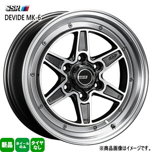 4{Zbg 17×6.5J+38 6/139.7 SSR DEVIDE MK-6 fBoCh MK6 Vi 17C` zC[̂ 200nnCG[X