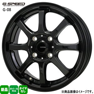 4{Zbg 14×4.5J+50 4/100 HOT STUFF CORPORATION GEspeed G-08 W[Xs[h G08 Vi 14C` zC[̂ y ^g N BOX Xy[VA