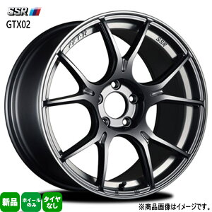 4{Zbg 18×7.5J+53 5/114.3 SSR GTX02 W[eB[GbNX [c[ Vi 18C` zC[̂ IfbZC GOh E52 H[O