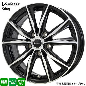 4{Zbg 16×6.0J+50 5/114.3 HOT STUFF CORPORATION Valette Sting @bg XeBO Vi 16C` zC[̂ t[h Zi C28`C25