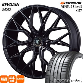 245/35R20 ベンタス S1 エボ3 K127 VENTUS S1evo3 K127 ハンコック HANKOOK 新品 夏用 サマータイヤ ホイール 4本セット KIT JAPAN REVGAIN LM51X 20×8.5+45 5/114.3 20インチ