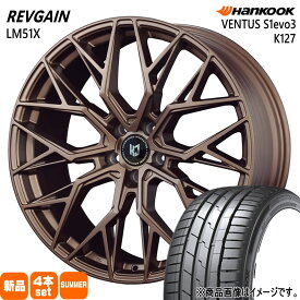 245/35R20 ベンタス S1 エボ3 K127 VENTUS S1evo3 K127 ハンコック HANKOOK 新品 夏用 サマータイヤ ホイール 4本セット KIT JAPAN REVGAIN LM51X 20×8.5+38 5/114.3 20インチ