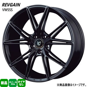 4�{�Z�b�g 18×8.0J+43 5/114.3 KIT JAPAN REVGAIN VW55S �����Q�C�� VW55S �V�i 18�C���` �z�C�[���̂� 4�{�Z�b�g �N���E�� �A���t�@�[�h RAV4 �J���[���N���X T33 �G�N�X�g���C��