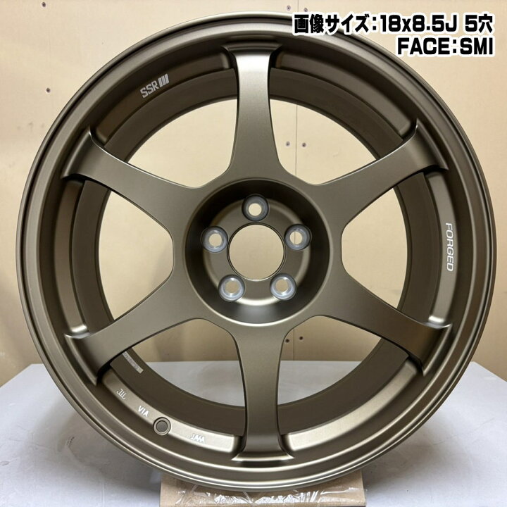 楽天市場】4本セット 18×9.5J+38 5/120 SSR Type-C FPRGED タイプC 