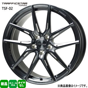 4{Zbg 20×8.5J+43 5/114.3 HOT STUFF CORPORATION TRAFFICSTAR FORGED TSF-02 gtBbNX^[ tH[Wh TSF02 Vi 20C` zC[̂ GRX J NE CX-8