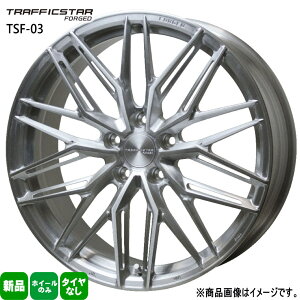 4本セット 19×8.0J+42 5/114.3 HOT STUFF CORPORATION TRAFFICSTAR FORGED TSF-03 トラフィックスター フォージド TSF03 新品 19インチ ホイールのみ 60系 プリウス カムリ クラウン CX-8