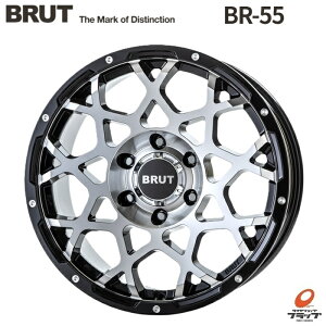 �y���񂹕i�z�������� 4�{�Z�b�g �z�C�[���̂� TRISTAR BRUT BR-55 �~���h�}�V���u���b�N 18�C���` 8.0J �C���Z�b�g20 6�� PCD139.7 JWL-T �g���C�X�^�[ �u���[�g