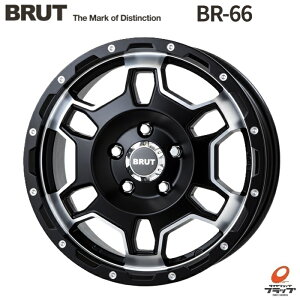 y񂹕iz 4{Zbg zC[̂ TRISTAR BRUT BR-66 ~^[ubN 16C` 6.5J CZbg30 5 PCD114.3 gCX^[ u[g