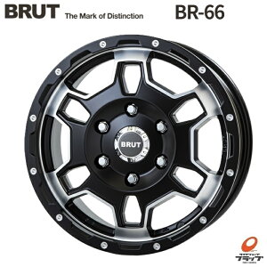 y񂹕iz 4{Zbg zC[̂ TRISTAR BRUT BR-66 ~^[ubN 16C` 6.5J CZbg38 6 PCD139.7 JWL-T gCX^[ u[g