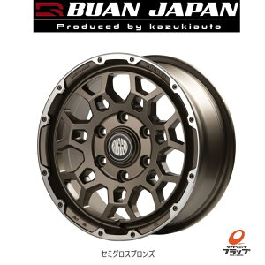�y���񂹕i�z �������� �z�C�[���̂� 4�{�Z�b�g BUAN JAPAN RUGGED ROCK �Z�~�O���X�u�����Y 16�C���` 6.5J �C���Z�b�g38 6�� PCD139.7 JWL-T JWL VIA JAWA ���� �u�A���W���p�� ���M�b�h���b�N �I�t���[�h 20