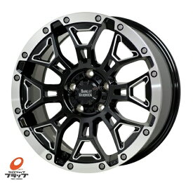 ホットスタッフ　バークレイ　ハードロック　エルバート　BSM/P　18x7.5J+38　5-114.3　4本セット　RAV4　C-HR　エクストレイル　デリカD5　チェロキーKK　コンパスMK　エクスプローラー