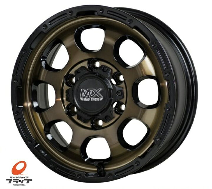 楽天市場】ホットスタッフ マッドクロス グレイス BRC/BK 15x6.0J+33 6 