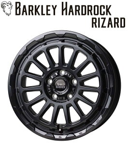 送料無料 4本セット ホットスタッフ バークレイハードロック リザード BARKLEY HARDROCK RIZARD 17インチ 7J インセット+45 5-114.3 JWL VIA 4本セット CX-5 CX-8 エクストレイル エ