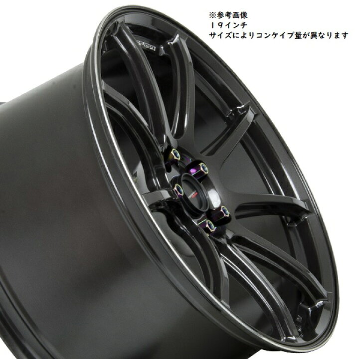 楽天市場】ホットスタッフ クロススピード RS9 GGM 19x8.5J+35 5-114.3 