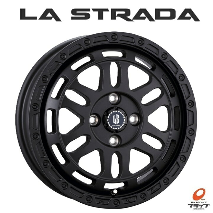楽天市場】4本セット ホイールのみ LA STRADA DISCOVER リンクル  