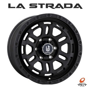 4�{�Z�b�g �z�C�[���̂� LA STRADA DISCOVER �����N���u���b�N 17�C���` 8.0J+20 6H139.7 �n�u�a106.1 TPMS�Ή� ���X�g���[�_ �f�B�X�J�o�[ ���������`(��������) ��������