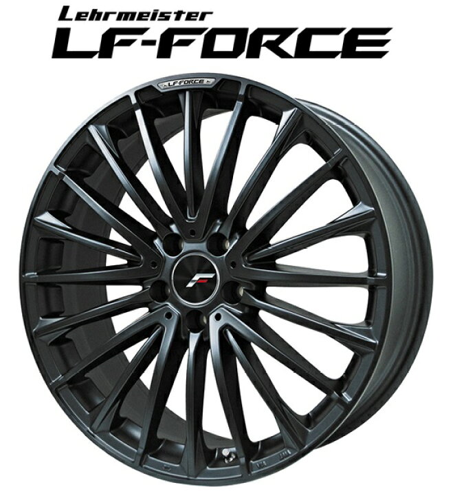 楽天市場】送料無料 4本セット ホイールのみ レアマイスター LF-FORCE  