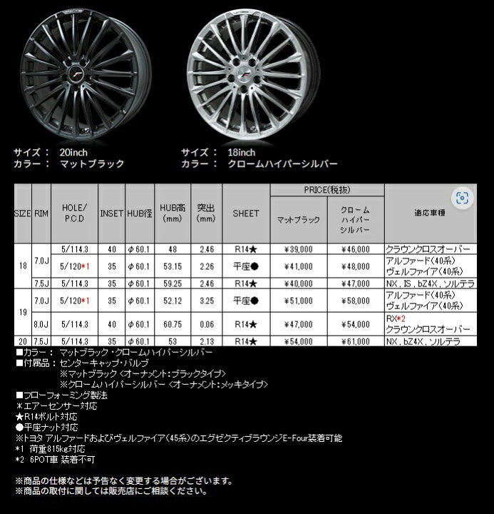 楽天市場】送料無料 4本セット ホイールのみ レアマイスター LF-FORCE 