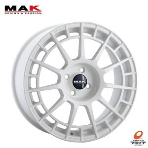 4本セット ホイールのみ MAK ENTITY グロスホワイト 17インチ 7.0J+35 4H98 ハブ径58.1(専用) 純正アルミホイール用ボルト対応 車種専用設計 マック エンティティ 送料無料〜(条件あり) 阿部商会
