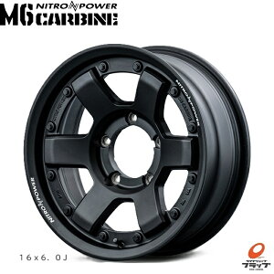  4{Zbg MID iCgp[ M6 J[r KubN 15C` 6.0J CZbg-5 5 PCD139.7 }JT[rX NITRO POWER M6 CARBINE }CiXCZbg