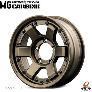  4{Zbg MID iCgp[ M6 J[r _[NuY 16C` 6.0J CZbg-5 5 PCD139.7 }JT[rX NITRO POWER M6 CARBINE