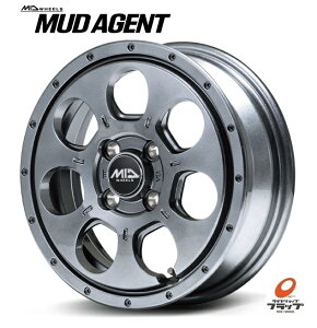  4{Zbg zC[̂ MID WHEELS MUD AGENT }bhG[WFg ^bNO[ 15C` 4.5J CZbg+45 4 PCD100 JWL 4{ y SR Xy[VA p ^g EFCN [