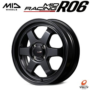  zC[̂ 4{Zbg }JT[rX MID Racing R06 NX^ubN 15C` 7.0J CZbg+35 4 PCD100 JWL XebJ[t LXgt[tH[~O1s[XzC[ y