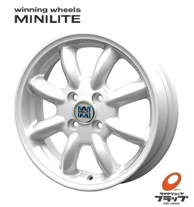 楽天市場】送料無料 4本セット ホイールのみ MINILITE ミニライト  