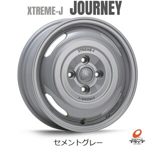 MLJ エクストリームジェイ ジャーニー 14x5.0J+30 4-100 セメントグレー JOURNEY 4本セット JWL-T プロボックス サクシード ADバン 送料無料〜(条件あり)