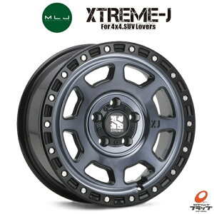 【取り寄せ品】法人宛送料無料~ MLJ XTREME-J XJ07 グロスブラックマシンインディゴ 17x8.0J+35 5H114.3 JWL-T ホイールのみ 4本 個人宅も追加料金にて対応可能 RAV4 デリカD5 エクストレイル(T32の7人乗り