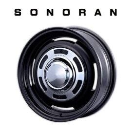 送料無料　4本セット　モーターファーム　ソノーラ　Motor Farm　SONORAN　マットブラック　15インチ　6J　インセット+32　4穴　5穴（9穴）　PCD108　カングー　ルノー　シトロエン　プジョー