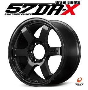 y񂹕iz  4{Zbg zC[̂ CY OCc 57DR-X GramLights ObV[ubN 18C` 8.5J CZbg+52 6 PCD139.7 JWL tibgtiubNj KF