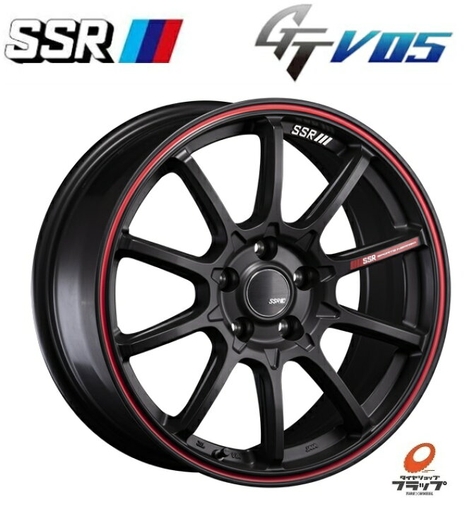 楽天市場】送料無料 4本セット ホイールのみ SSR GTV05 フラット  