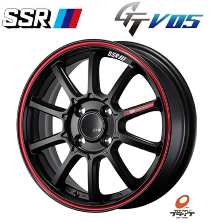 楽天市場】送料無料 4本セット ホイールのみ SSR GTV05 フラット 
