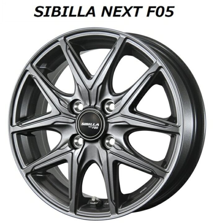 楽天市場】送料無料 4本セット ホイールのみ トピー実業 SIBILLA NEXT 
