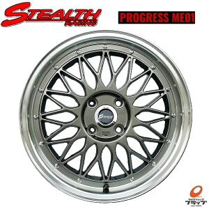 �y���񂹕i�z �l��ł���������~ �z�C�[���̂�4�{�Z�b�g STEALTH Rscing PROGRESS ME-01 �K�����^�|���b�V�� 16�C���` 5.5J �C���Z�b�g43 4�� PCD100 �n�u�a67 �X�e���X���[�V���O ���b�V�� �y������