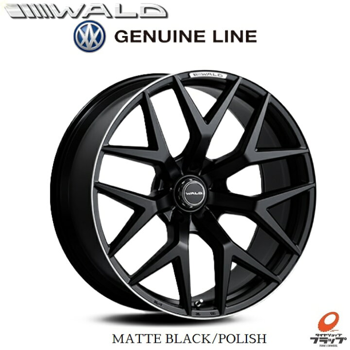 楽天市場】送料無料 ホイールのみ 4本セット WALD JENUINELINE MB001 