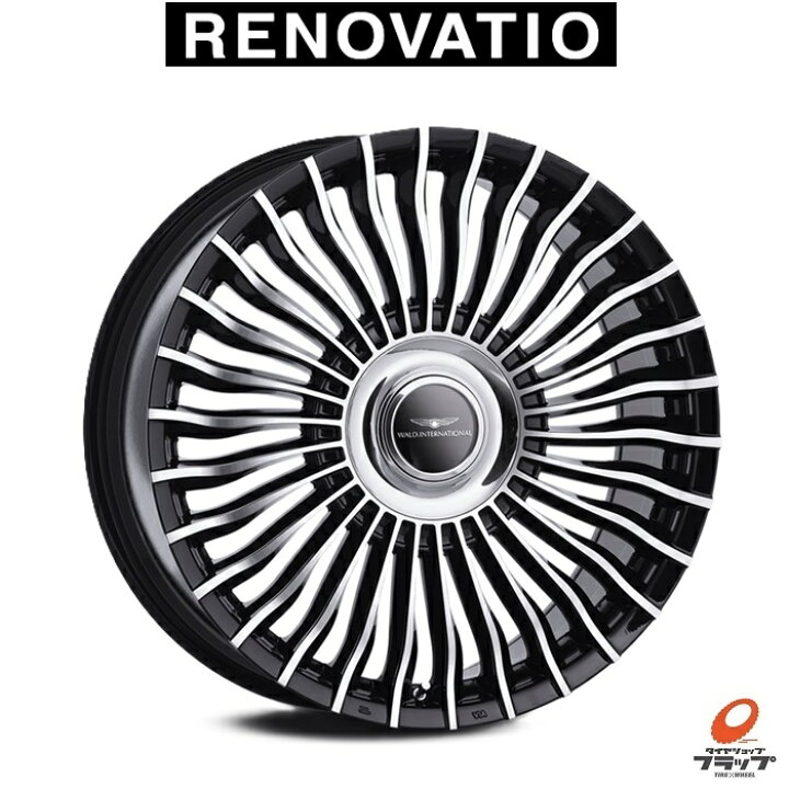 楽天市場】送料無料 ホイールのみ 4本セット WALD RENOVATIO R21C  