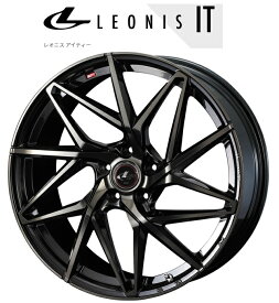 送料無料　4本セット　ウェッズ　レオニスIT　LEONIS　PBMC/TI　19インチ　7.5J　インセット+53　5穴　PCD114.3　ノア　ヴォクシー　エスクァイア　ステップワゴン　フリード　ストリーム　オデッセイ　エリシオン　ヴェゼル　E52エルグランド　アクセラ　アテンザ