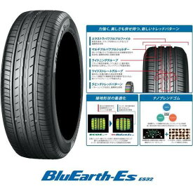 【ゴムバルブ付き！】YOKOHAMA(ヨコハマ) BluEarth-Es ブルーアース ES32 185/65R14 86T サマータイヤ 1本 【奇数本のご注文不可！】