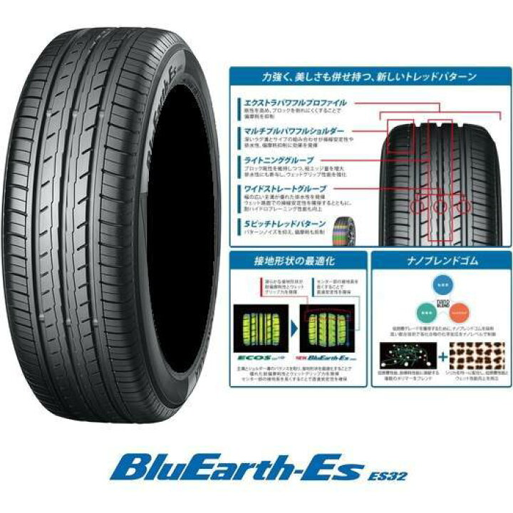 楽天市場】【ゴムバルブ付き！】YOKOHAMA(ヨコハマ) BluEarth-Es 