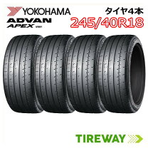 楽天市場】タイヤ4本セット ヨコハマ 245/40 18の通販
