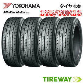 【取付対象】4本 サマータイヤ YOKOHAMA ヨコハマ ブルーアース ES32 16インチ 185/60R16 86H