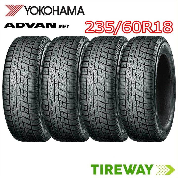 楽天市場】【タイヤ交換可能】4本 18インチ 235/60R18 107V XL 