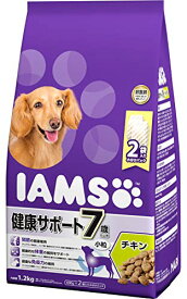 【期間限定ポイントUP】アイムス (IAMS) ドッグフード 7歳以上用 健康サポート 小粒 チキン シニア犬用 1.2キログラム (x 1)