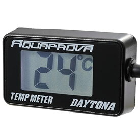 【期間限定ポイントUP】デイトナ AQUAPROVA (アクアプローバ) バイク用 温度計 デジタル 防水 バックライト コンパクト エアテンプメーター 93910