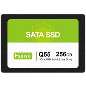 『代引き不可』Hanye 256GB 内蔵型SSD 2.5インチ 7mm SATAIII 6Gb/s 520MB/s 3D NAND採用 アルミ製筐体 正規代理店品