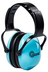 【期間限定ポイントUP】EZARC 防音イヤーマフ 遮音値 SNR30dB 耳当てプロテクター 折りたたみ型 子供用 学生用 睡眠・勉強・聴覚過敏緩めなど様々な用途に 騒音対策 (ブルー)